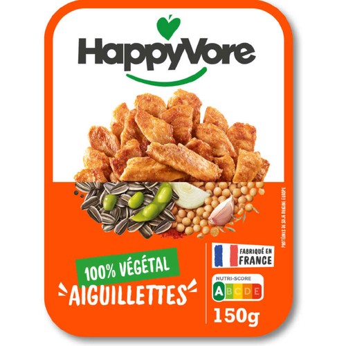 Happyvore Aiguillettes Végétales & Gourmandes 150g