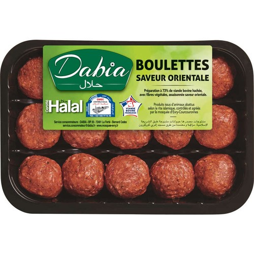 Dabia Boulettes Halal saveur orientale 375g