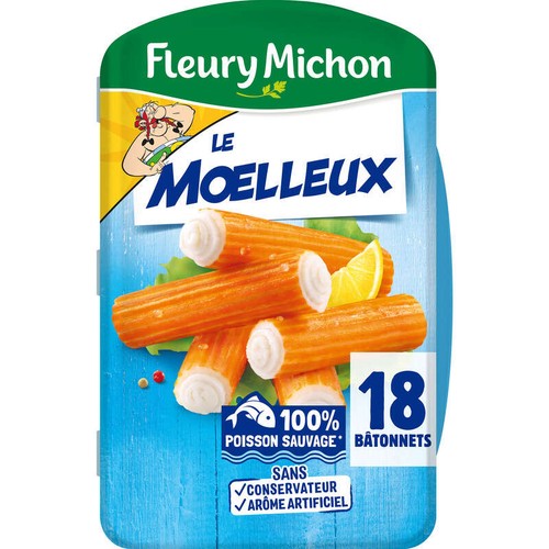 Fleury Michon Bâtonnets Surmi Moelleux 270g