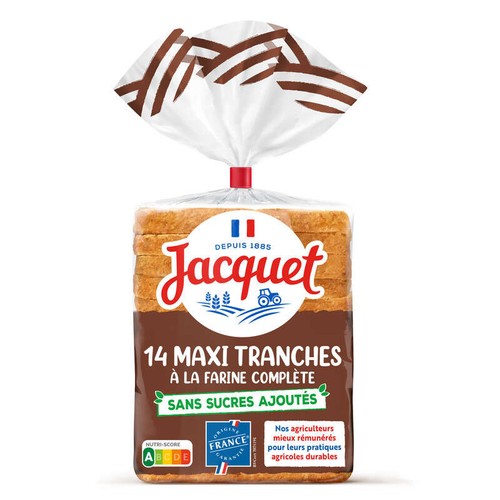 Jacquet Pain de mie complet 550g