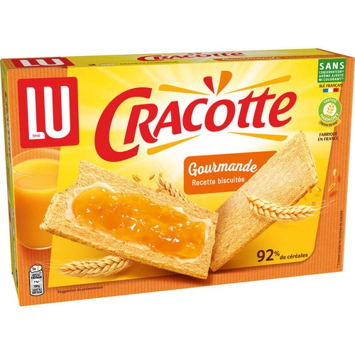 Lu Cracottes Biscottes Gourmandes 250g