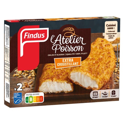 Findus Colin d'Alaska Extra Croustillant 250g