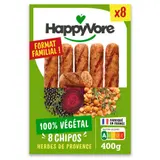 Happyvore Chipos Végétales aux Herbes de Provence x8 400g