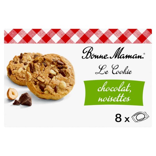 Bonne Maman Cookies chocolat noisettes 225g