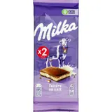 Milka Tablette Chocolat Tendre Au Lait 2x100g