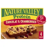 Nature Valley Barre de céréales protein chocolat & cranberries 4x40g