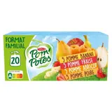Pom'Potes Compote Pomme Et Abricot 20x90g