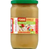 Monoprix Purée Pomme Vanille sans sucre Ajouté 710g