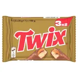 Twix Barre Chocolat & caramel x3 150g