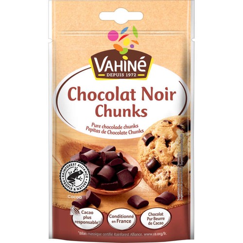 Vahiné Sachet Pépites Chunks chocolat noir 100g