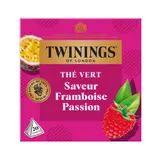 Twinings Thé Vert Saveur Framboise Passion 20 Sachets 32g