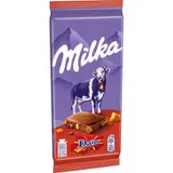 Milka Tablette Chocolat Au Lait Et Éclats De Daim 2x100g