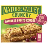 Nature Valley Barre de Céréales Crunchy Avoine & Fruits Rouges 5x42g