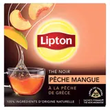 Lipton Thé Noir pèche Mangue x20