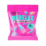 Rebelle Bonbons bouteille rose bleu 50g