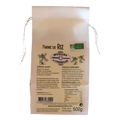 Moulins de Versailles Farine de Riz Biologique 500g