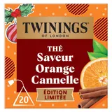 Twinings Thé Saveur Orange cannelle x20