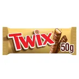 Twix Barres Biscuitées Enrobées Chocolat 2x25g