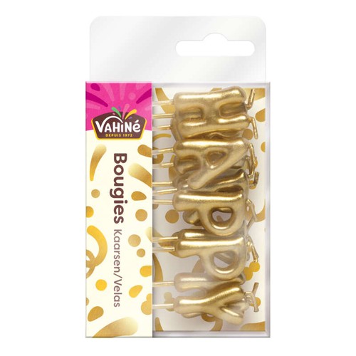 Vahiné Bougies Happy Birthday