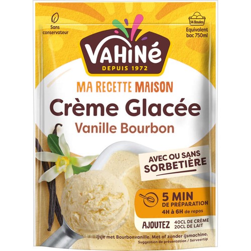 Vahiné Crème Glacée à la Vanille Bourbon 200g