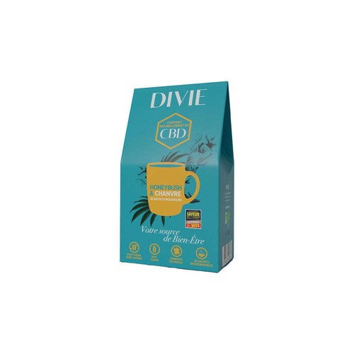 Divie Infusion Honeybush et Chanvre x20 44g
