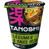 Tanoshi Nouilles Japonaises, Saveur Légumes Et Sauce Soja 65g
