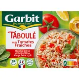 Garbit Taboulé aux tomates fraîches, menthe, citron & huile d'olive 525g