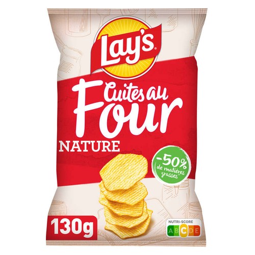 Lay's Chips cuites au four nature 130g