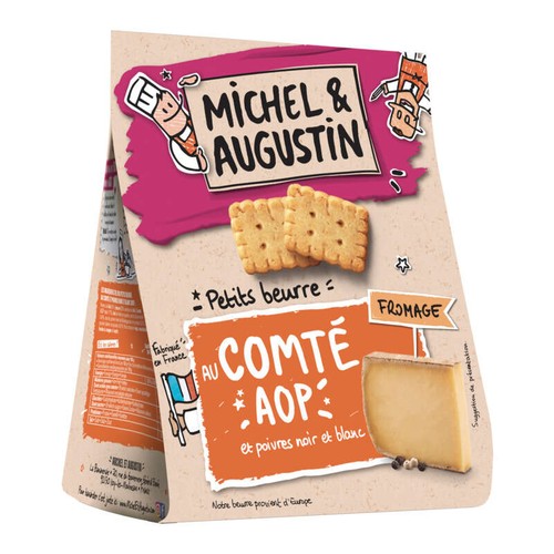 Michel & Augustin Petits beurre apéritif Comté AOP 100g