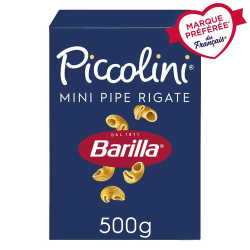 Barilla Piccolini Pâtes Mini Pipe 500g