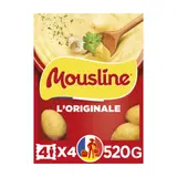 Mousline Purée de Pomme de Terre Nature x4 sachets 520g
