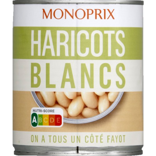 Monoprix Haricots Blancs 500g