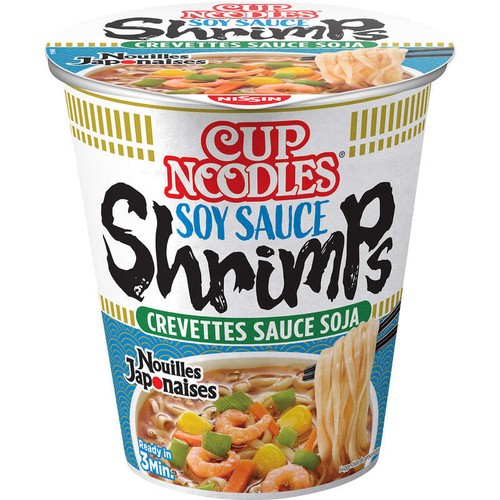 Nissin Cup Noodles Nouilles Japonaises Crevettes Hamayaki 63g