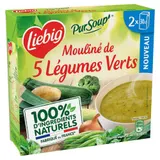 Liebig Soupe mouliné de 5 légumes verts 2x30cl