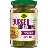 Kühne burger cornichons rondelles aigres doux 185g
