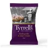 Tyrrells Chips de pomme de terre saveur ail noir et crème fraiche 150g