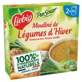Liebig Pursoup Mouliné De Légumes D'Hiver Pommes De Terre Poireaux Lentilles  2x30cl