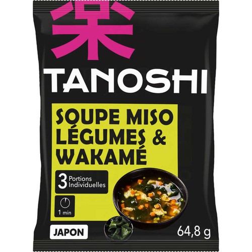 Tano Soupe Miso Legumes 65g