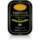 Jc David Sardines à l'huile d'olive vierge extra 115g