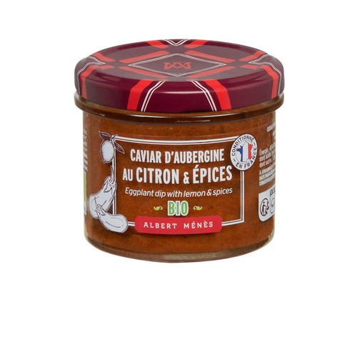 Albert Ménès Caviar D'Aubergine Au Citron & Epices 100g