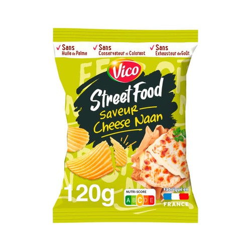 Vico Chips Street Food Saveur Cheese Naan 120g