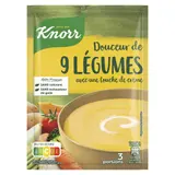 Knorr Soupe Douceur de 9 Légumes Touche de Crème 3 Portions 84g