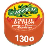 Le Savoureux Emiettés de thon à la purée de piment d'Espelette 130g