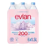 Evian Eau Minérale Naturelle 6x1,5L