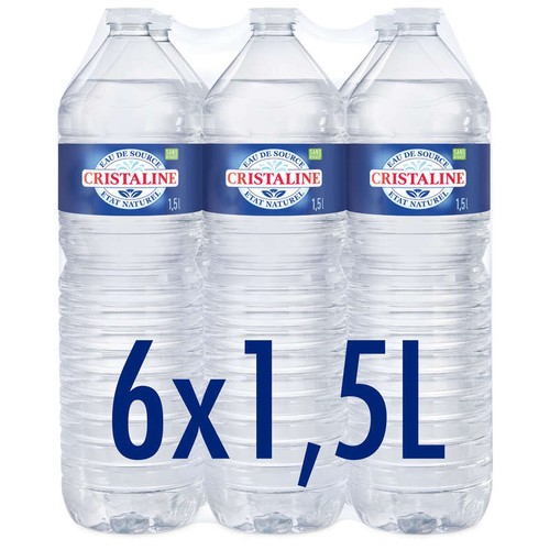 Cristaline Eau De Source 6x1,5L
