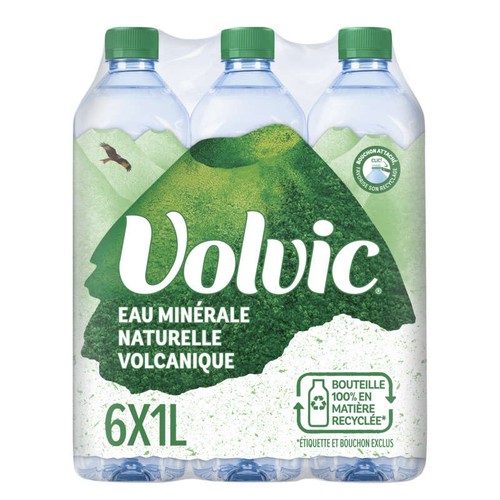 Volvic Eau Minérale Naturelle Volcanique 6x1L