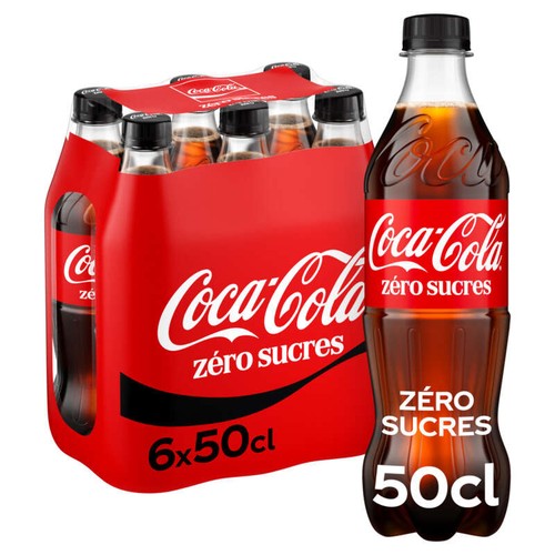 Coca-cola sans sucres 6x50cl