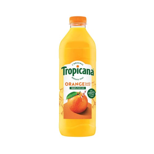 Tropicana Pur Jus D'Orange Sans Pulpe 1,5L