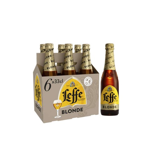 Leffe Bière Blonde D'Abbaye 6°6 6x33cl