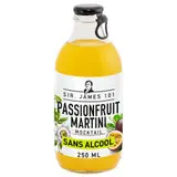 Sir James 101 Cocktail Passionfruit Martini sans alcool 25cl